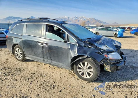 2015 Honda Odyssey Exl z USA, uszkodzony, nr VIN 5FNRL5H60FB118807